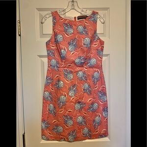 Vineyard Vines pink shift dress